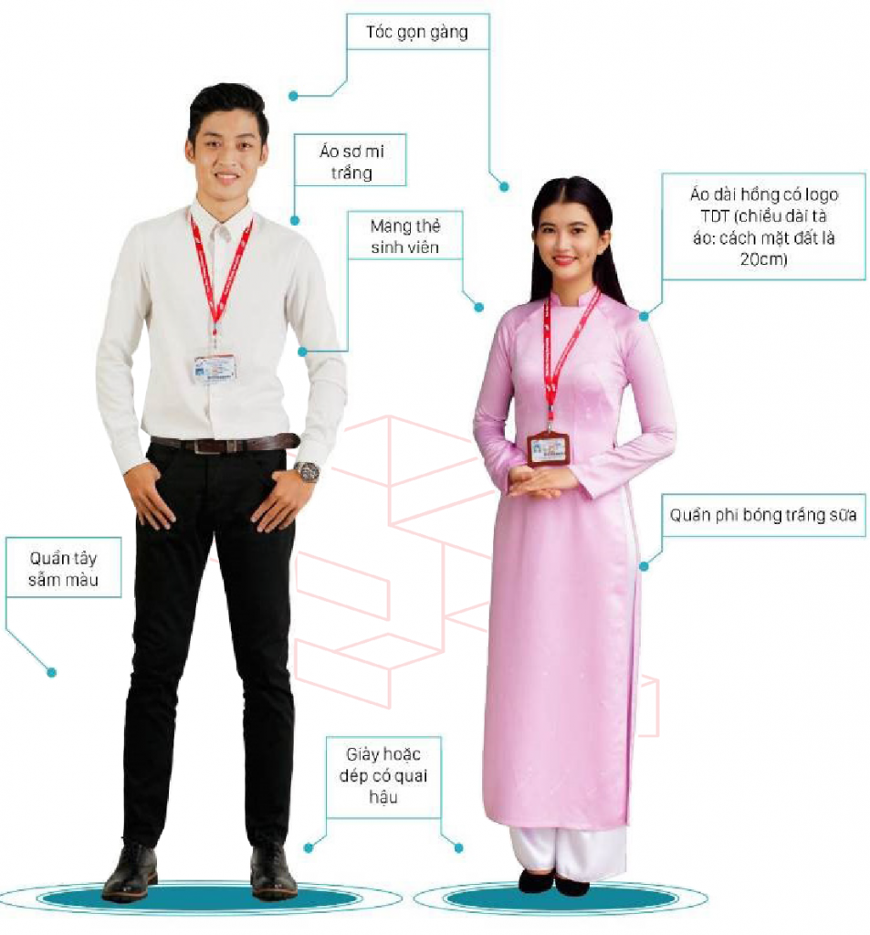 Đồng phục áo dài truyền thống Tôn Đức Thắng