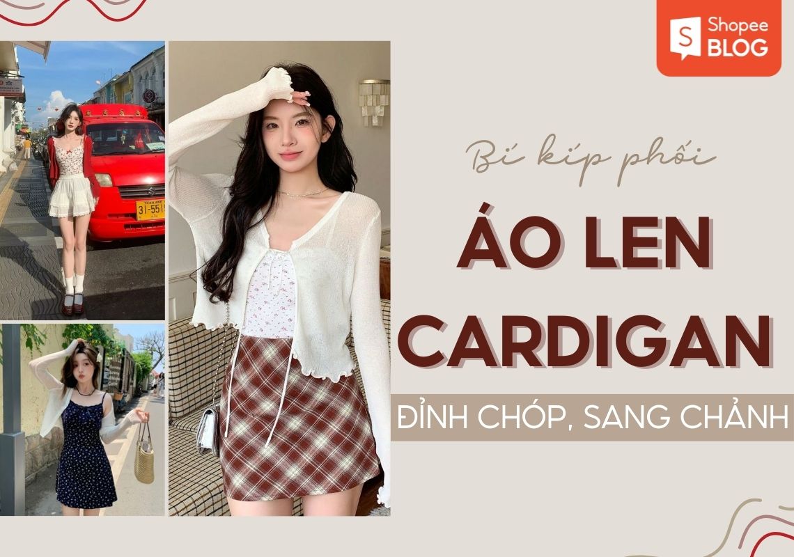 10+ Cách Phối Đồ Với Áo Len Cardigan Ngắn Cực Xinh 2026 6 phối đồ với áo len cardigan ngắn