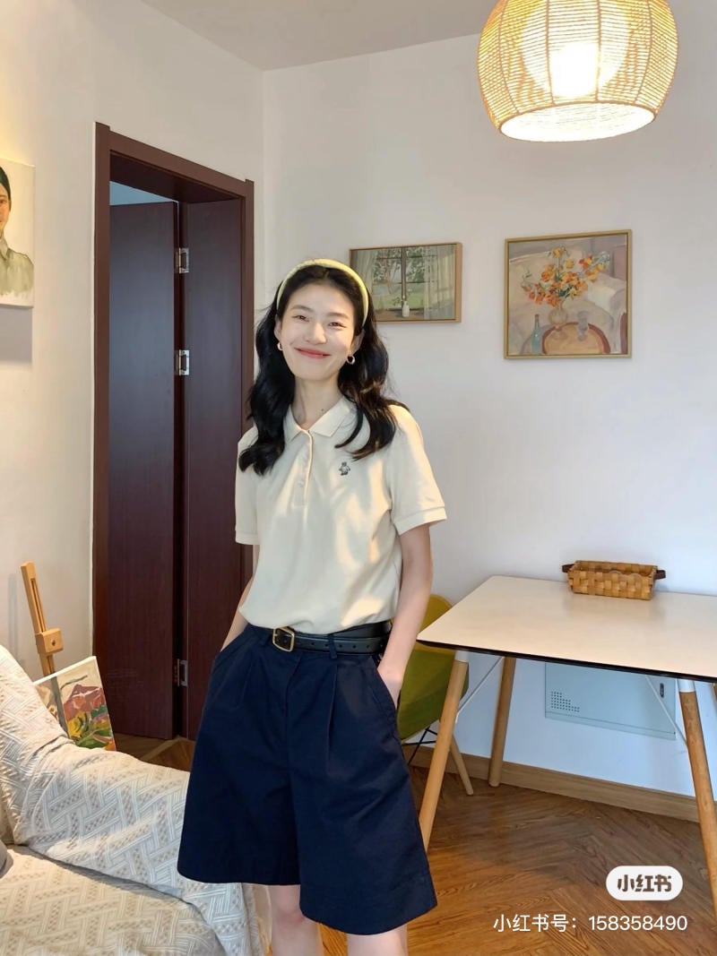 Cách phối layer với áo polo